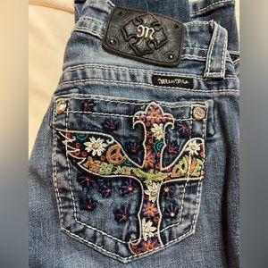 Miss Me Boho unique style jeans